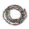 Electroplate Glass Beads Strands EGLA-S192-001A-C01-2
