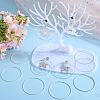 50Pcs Brass Linking Rings KK-SP0002-12A-4