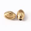 201 Stainless Steel Corrugated Beads STAS-S103-16B-G-2