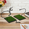 Adjustable Plastic Action Figure Display Holder ODIS-WH0030-317A-4