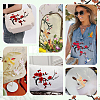 6Pcs 6 Styles Non-woven Fabrics Clothing Iron On Patches DIY-PH0036-50-5