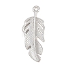 Hollow 304 Stainless Steel Pendants STAS-Z194-03P-02-1
