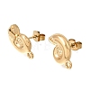 304 Stainless Steel Stud Earring Findings STAS-D391-04C-G-1