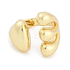 Brass Cuff Rings RJEW-U030-02G-04-2