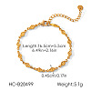 304 Stainless Steel Link Chain Bracelets for Women WG02468-03-1