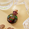 Handmade Lampwork Perfume Bottle Pendants LAMP-TADJ0001-05B-5