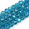 Electroplate Glass Beads Strands EGLA-A044-T1mm-L27-1