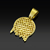 Zinc Alloy Full Crystal Rhinestone Ghost Pendant Necklaces with Enamel for Men FS-WG94CB1-01-4