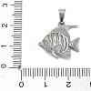 304 Stainless Steel Pendants LS-STAS-B141-03F-P-3