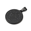 Ion Plating(IP) 304 Stainless Steel Pendants STAS-A053-24C-B-2