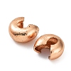 Iron Crimp Beads Covers IFIN-E743-24RG-1