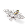 Rack Plating Alloy Rhinestone and Enamel Pendants PALLOY-T090-112P-2
