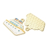 Ocean Alloy Enamel Pendants ENAM-B041-01P-3
