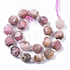 Natural Rhodonite Beads Strands G-R462-04-2