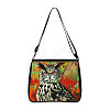 Owl Printed Polyester Shoulder Bags PW-WG8B7D6-06-1