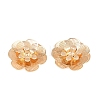 Brass Filigree Cabochons KK-CBACEE9-02D-KCG-1