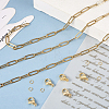 Chain Bracelet Necklace Making Kit CHS-TA0001-46-5