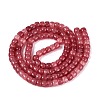 Ombre Effect Dyed Glass Beads Strands GLAA-Q106-05B-A09-2