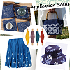 4 Rolls 4 Colors Handmade Cotton Thread SENE-CY0001-16-5