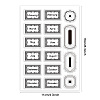 Custom PVC Plastic Clear Stamps DIY-WH0618-0182-2