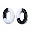 Two Tone Opaque Acrylic Linking Rings OACR-S038-035-4