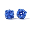 Opaque Acrylic & Transparent Resin Rhinestone Beads SACR-Q005-02A-3
