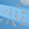50Pcs 201 Stainless Steel Filigree Pendants STAS-UN0058-06-2