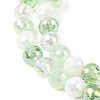 Electroplate Glass Beads Strands EGLA-D300-06-6mm-23-4