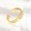 Brass Cuff Open Rings RJEW-C159-01G-2