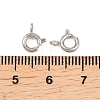 304 Stainless Steel Spring Gate Rings X-STAS-P437-11P-3