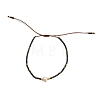 Adjustable Glass Seed Bead Braided Bead Bracelets for Women VT9382-9-1