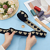 5 Yards Flat Polyester Jacquard Elastic Band EC-PH0001-31B-3