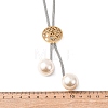 304 Stainless Steel Tree of Life Lariat Necklaces for Women NJEW-B149-04GP-01-5