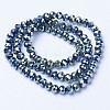 Electroplate Transparent Glass Beads Strands LS-EGLA-A034-T2mm-UA09-2