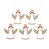 Alloy Enamel Pendants ENAM-N055-020B-NR-1