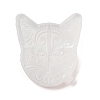 Cat Face DIY Silicone Molds AJEW-D052-04-5