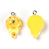 Resin Pendants RESI-TAC0007-18B-1