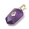 Natural Amethyst Pendants GG-CBA5FCC-01G-10-2