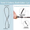 3Pcs 3 Colors Cowhide Neck Strap for Eyeglasses AJEW-CL0004-77-2