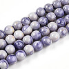 Baking Painted Glass Beads Strands DGLA-N003-10mm-C08-1