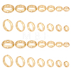   28Pcs 7 Style Brass Bead Frame KK-PH0005-07-1