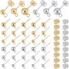 40Pcs 4 Style 304 Stainless Steel Ear Stud Components STAS-DC0001-36-1