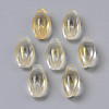 Transparent Spray Painted Glass Pendants GLAA-S190-016A-03-2