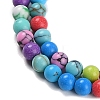 Synthetic Turquoise Beads Strands G-U004-02S-3
