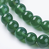 Natural Green Onyx Agate Beads Strands X-G-G583-10mm-11-3