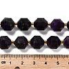 Natural Amethyst Beads Strands G-P568-B02-01-5