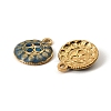 304 Stainless Steel Enamel Pendants STAS-I371-13G-02-2