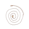 304 Stainless Steel Cable Chains Necklace for Men Women LS-NJEW-N050-A03-R12-1