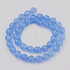 Natural Malaysia Jade Beads Strands X-G-K288-8mm-12-2