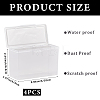 Plastic Card Storage Boxes with Hinged Lids CON-WH20010-06A-2